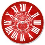 Red Wall Clock