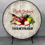 Apple Orchard Wall Clock