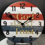 In God We Must Trust Wall Clock