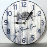 On Beach Time Wall Clock