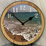 Rattan Beach Wall Clock