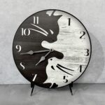 Yoga Yin Yang Cat Wall Clock